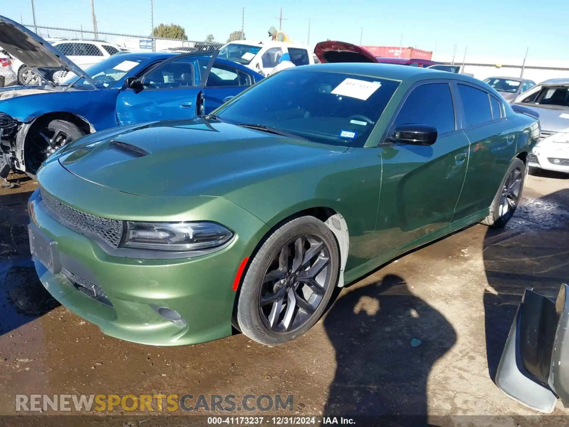 2 Photograph of a damaged car 2C3CDXHG1MH629011 DODGE CHARGER 2021