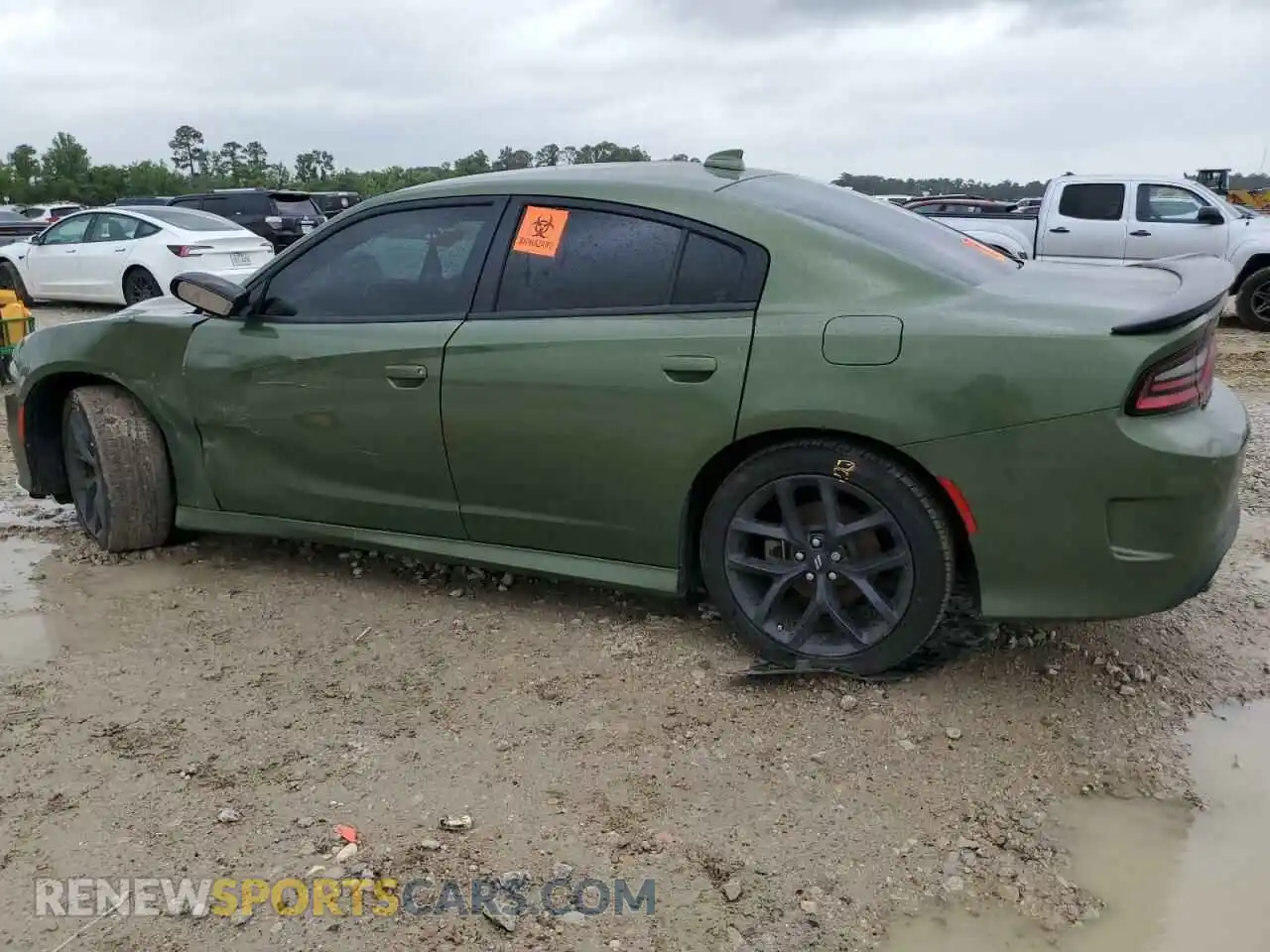 2 Photograph of a damaged car 2C3CDXHG1MH629073 DODGE CHARGER 2021
