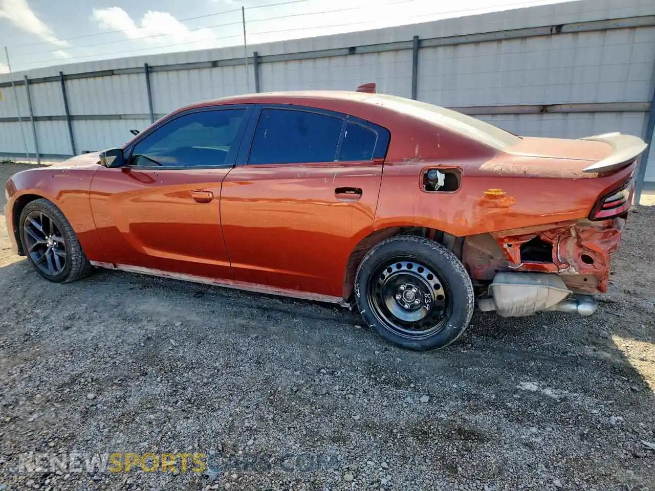 2 Photograph of a damaged car 2C3CDXHG1MH643958 DODGE CHARGER 2021