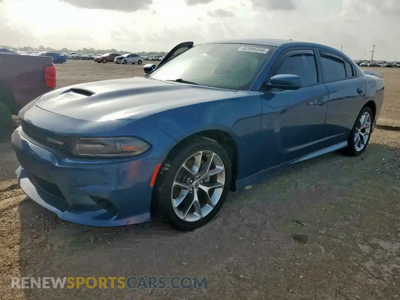 1 Photograph of a damaged car 2C3CDXHG1MH643992 DODGE CHARGER 2021