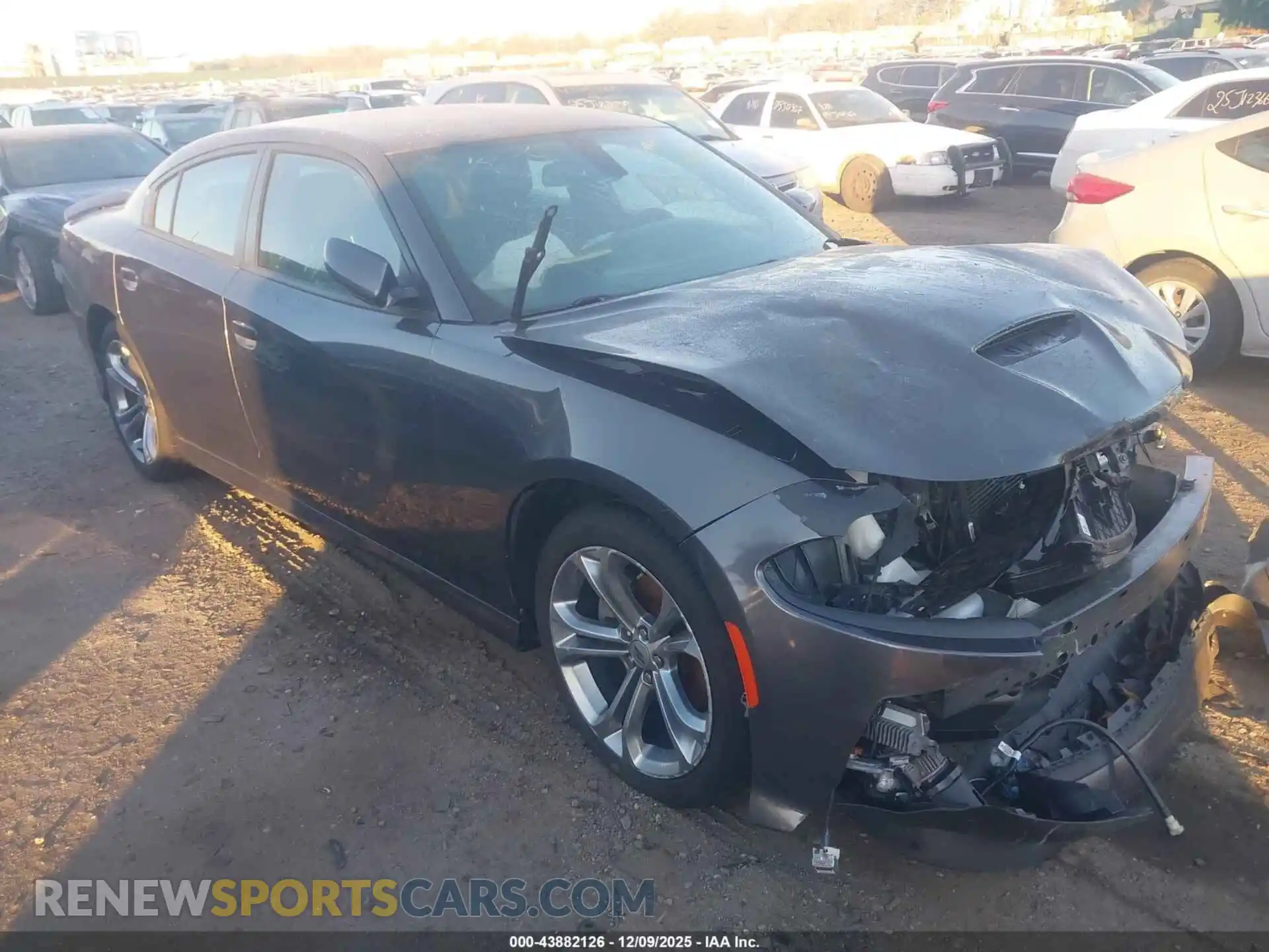 1 Photograph of a damaged car 2C3CDXHG2MH598559 DODGE CHARGER 2021