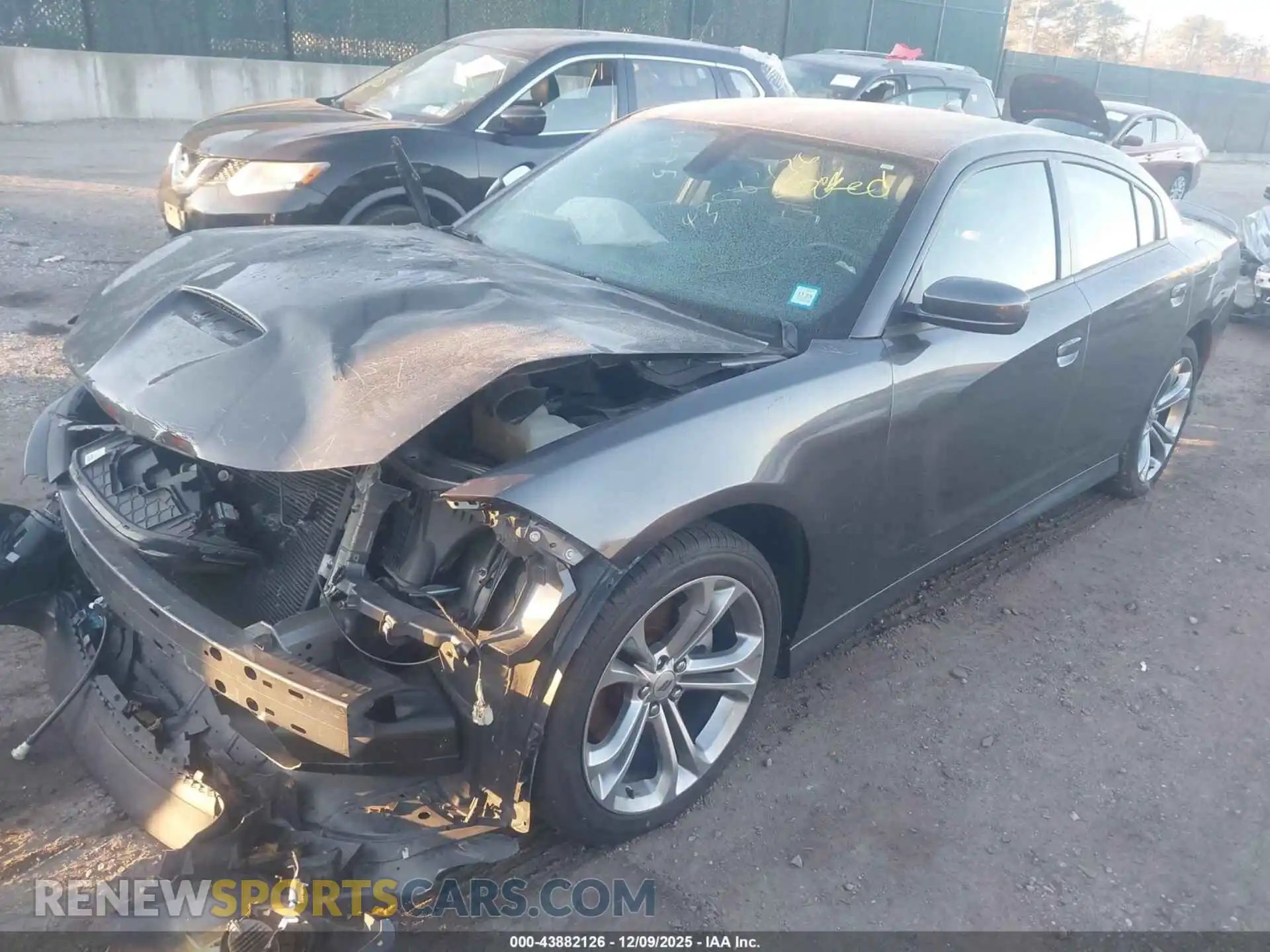 2 Photograph of a damaged car 2C3CDXHG2MH598559 DODGE CHARGER 2021
