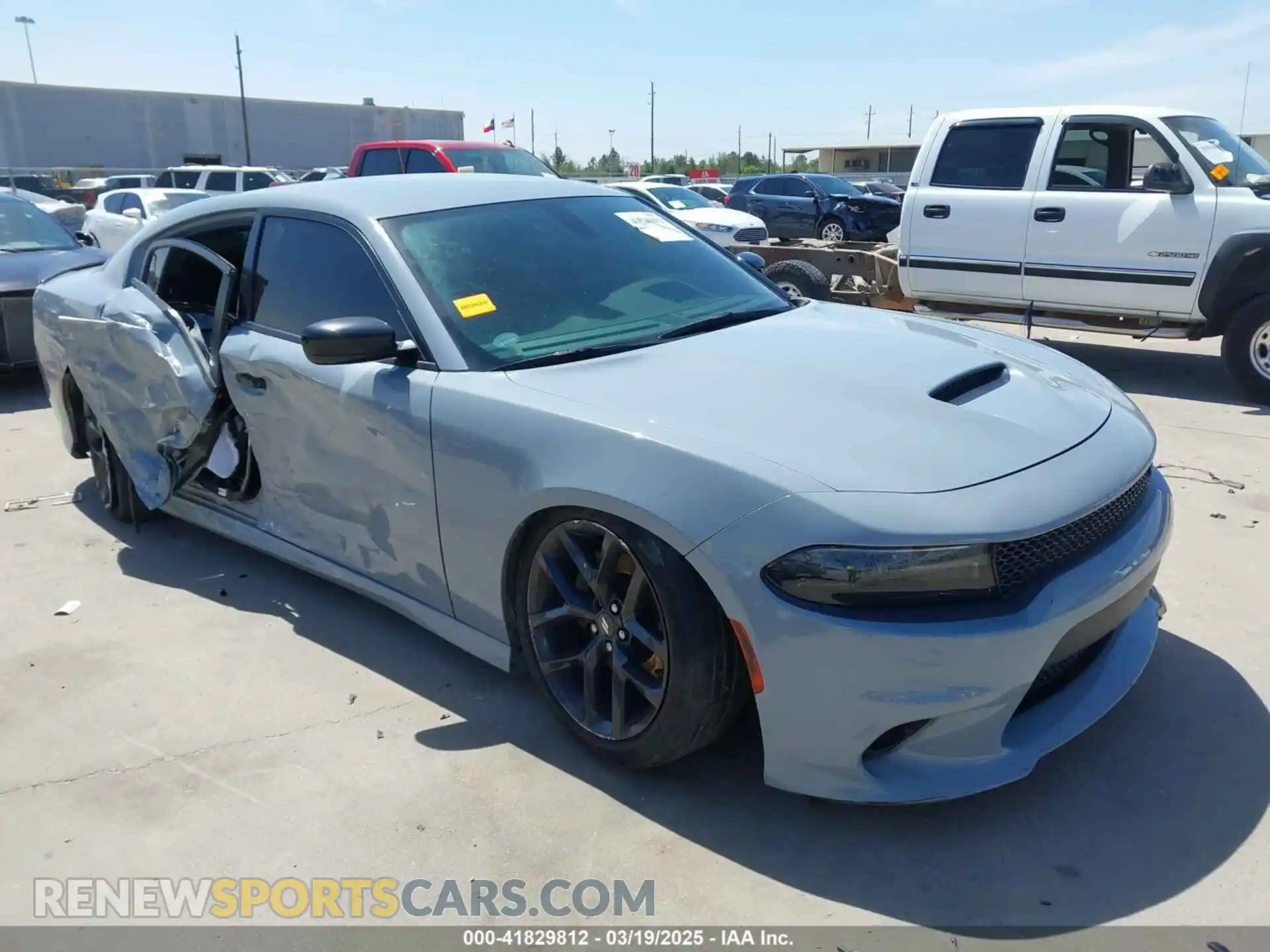 1 Photograph of a damaged car 2C3CDXHG2MH612363 DODGE CHARGER 2021