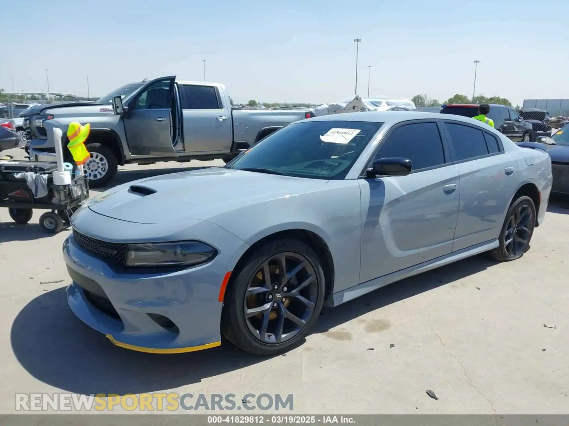 2 Photograph of a damaged car 2C3CDXHG2MH612363 DODGE CHARGER 2021