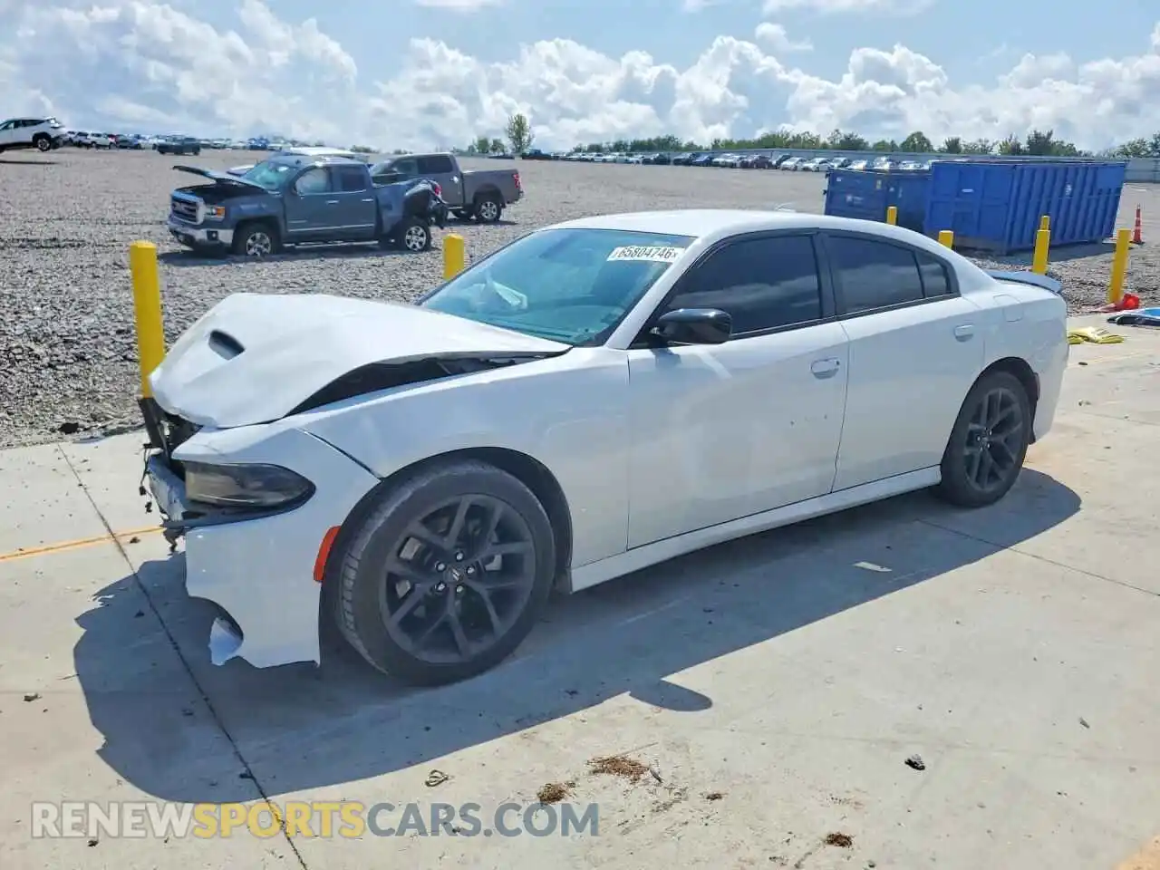 1 Photograph of a damaged car 2C3CDXHG2MH613156 DODGE CHARGER 2021