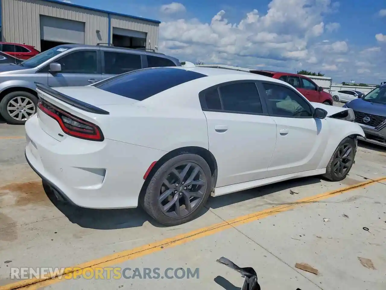3 Photograph of a damaged car 2C3CDXHG2MH613156 DODGE CHARGER 2021
