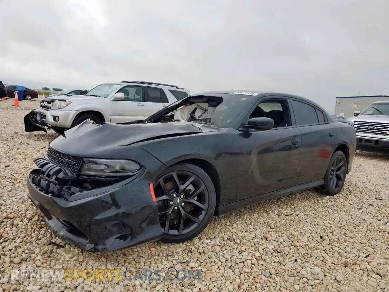 1 Photograph of a damaged car 2C3CDXHG2MH644519 DODGE CHARGER 2021