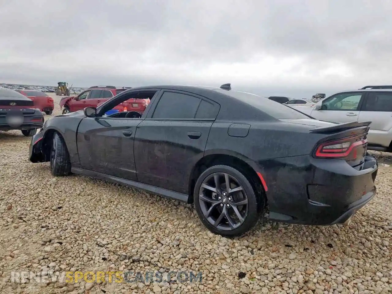 2 Photograph of a damaged car 2C3CDXHG2MH644519 DODGE CHARGER 2021
