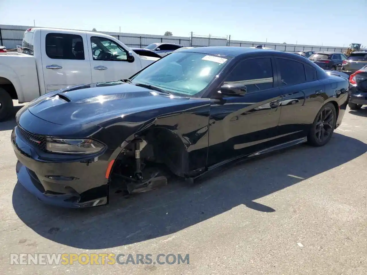 1 Photograph of a damaged car 2C3CDXHG2MH647680 DODGE CHARGER 2021