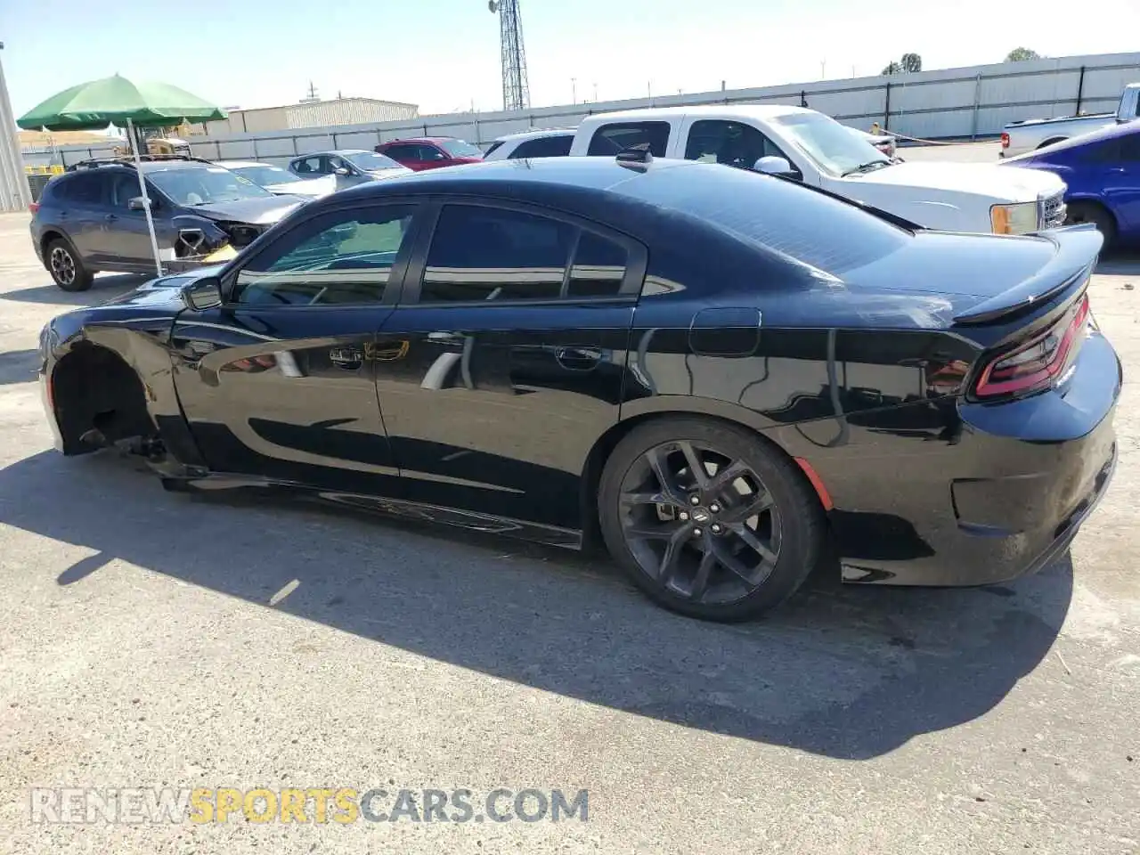 2 Photograph of a damaged car 2C3CDXHG2MH647680 DODGE CHARGER 2021