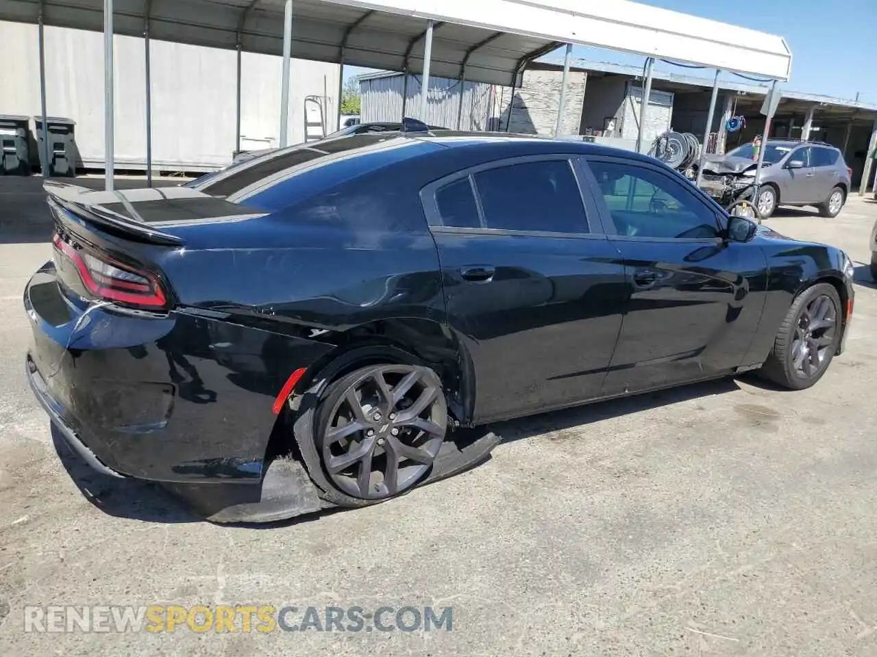 3 Photograph of a damaged car 2C3CDXHG2MH647680 DODGE CHARGER 2021