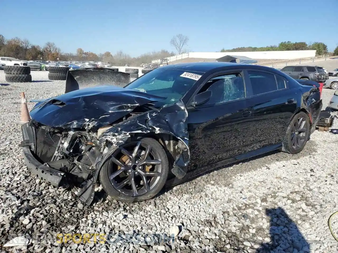 1 Photograph of a damaged car 2C3CDXHG2MH656072 DODGE CHARGER 2021