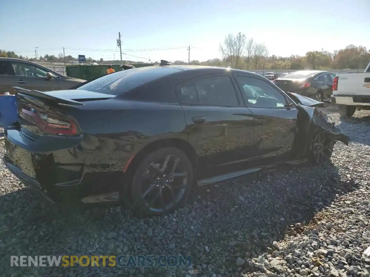 3 Photograph of a damaged car 2C3CDXHG2MH656072 DODGE CHARGER 2021