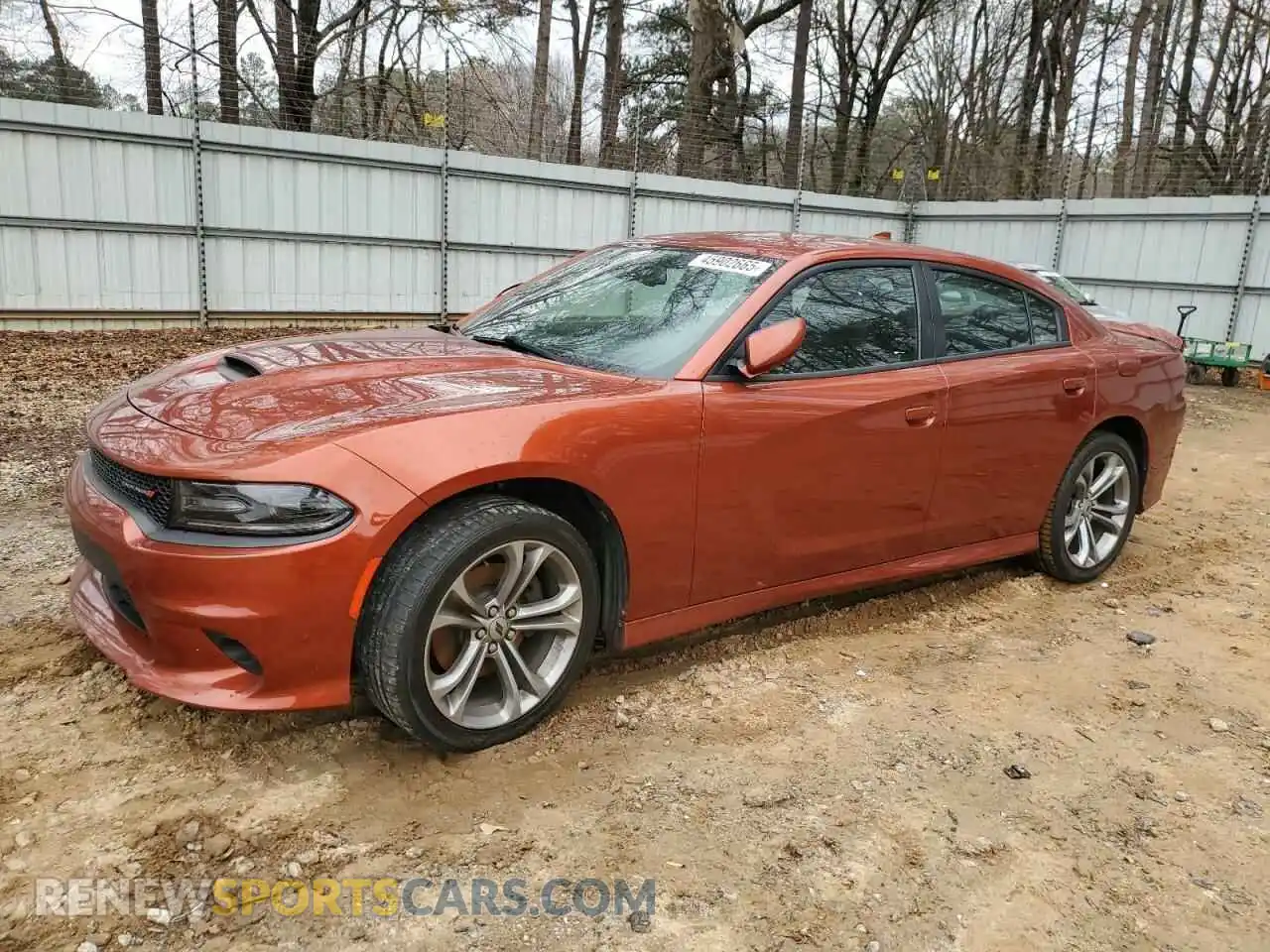 1 Photograph of a damaged car 2C3CDXHG3MH519805 DODGE CHARGER 2021