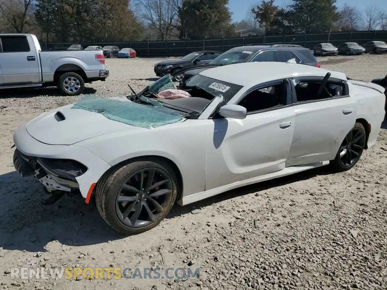 1 Photograph of a damaged car 2C3CDXHG3MH561892 DODGE CHARGER 2021