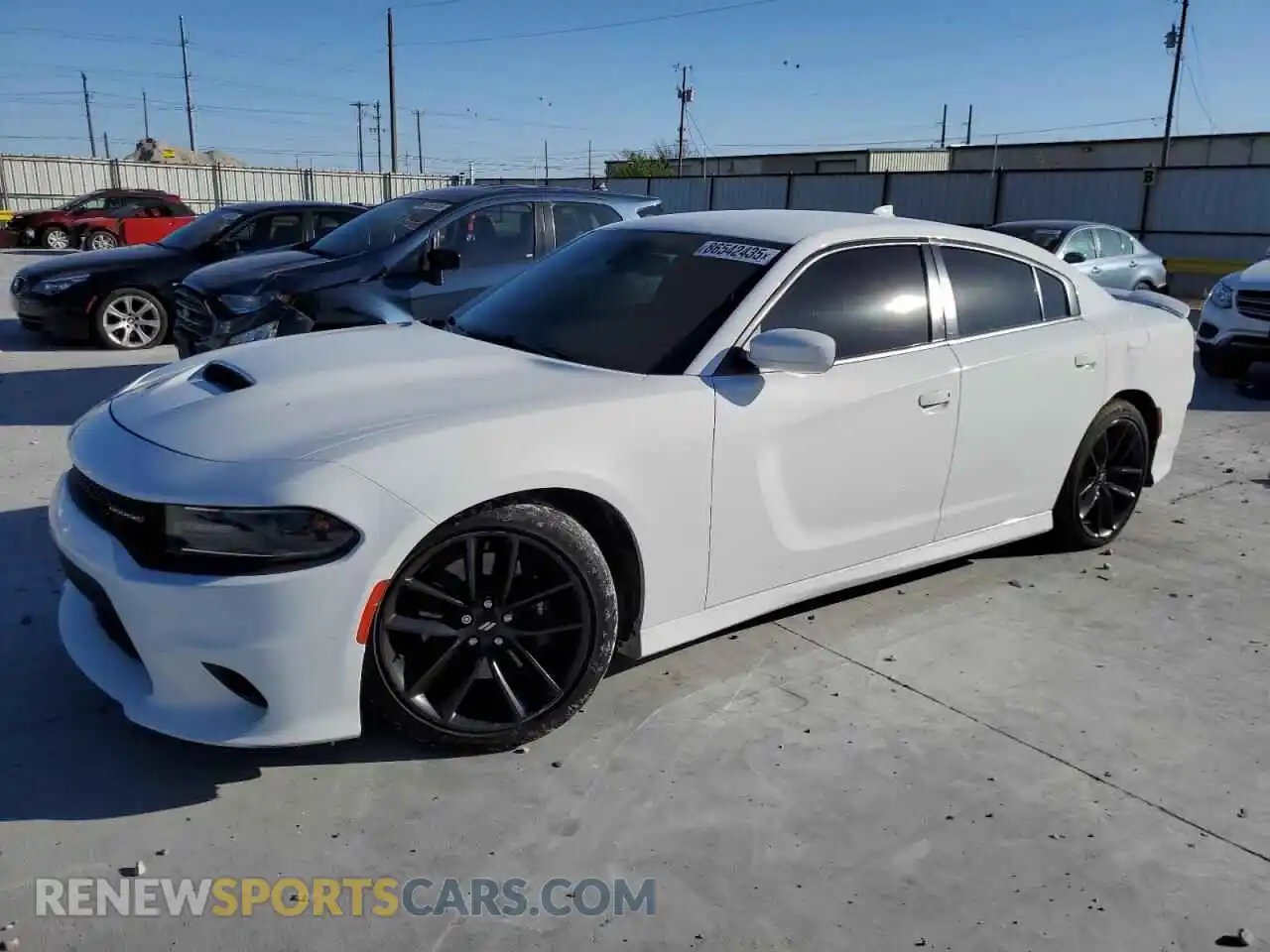 1 Photograph of a damaged car 2C3CDXHG3MH569412 DODGE CHARGER 2021