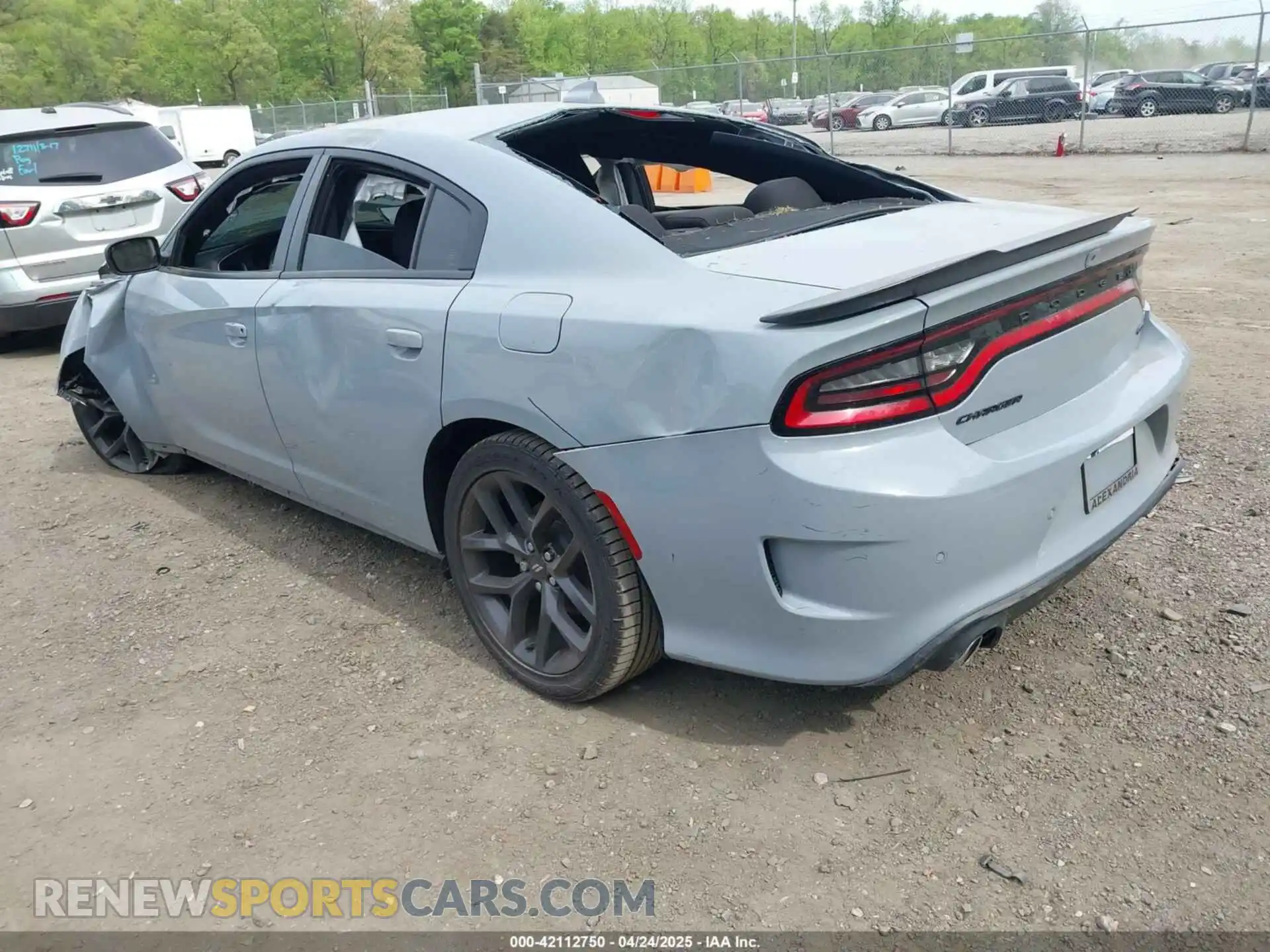 3 Photograph of a damaged car 2C3CDXHG3MH613098 DODGE CHARGER 2021