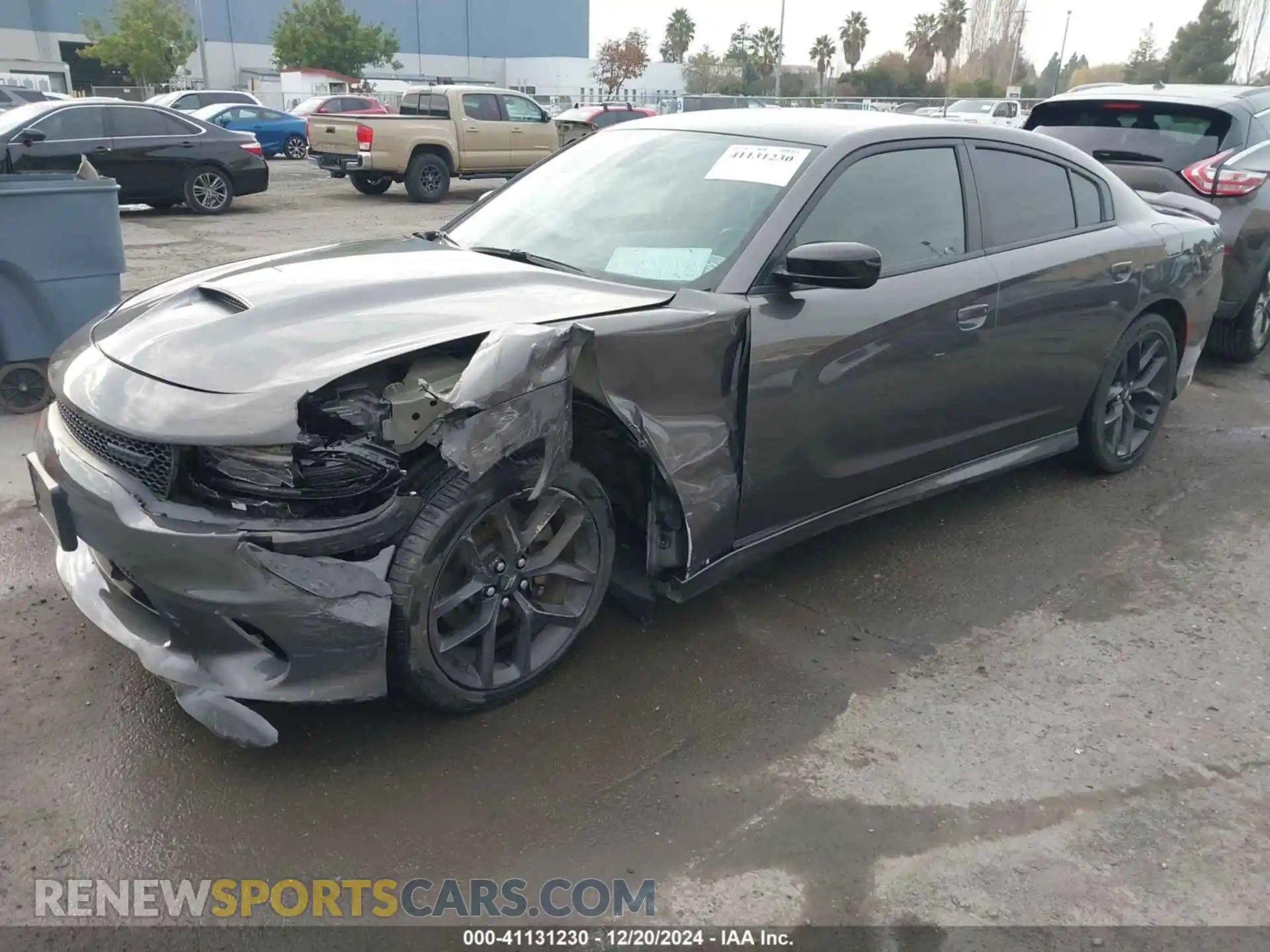 2 Photograph of a damaged car 2C3CDXHG3MH628765 DODGE CHARGER 2021