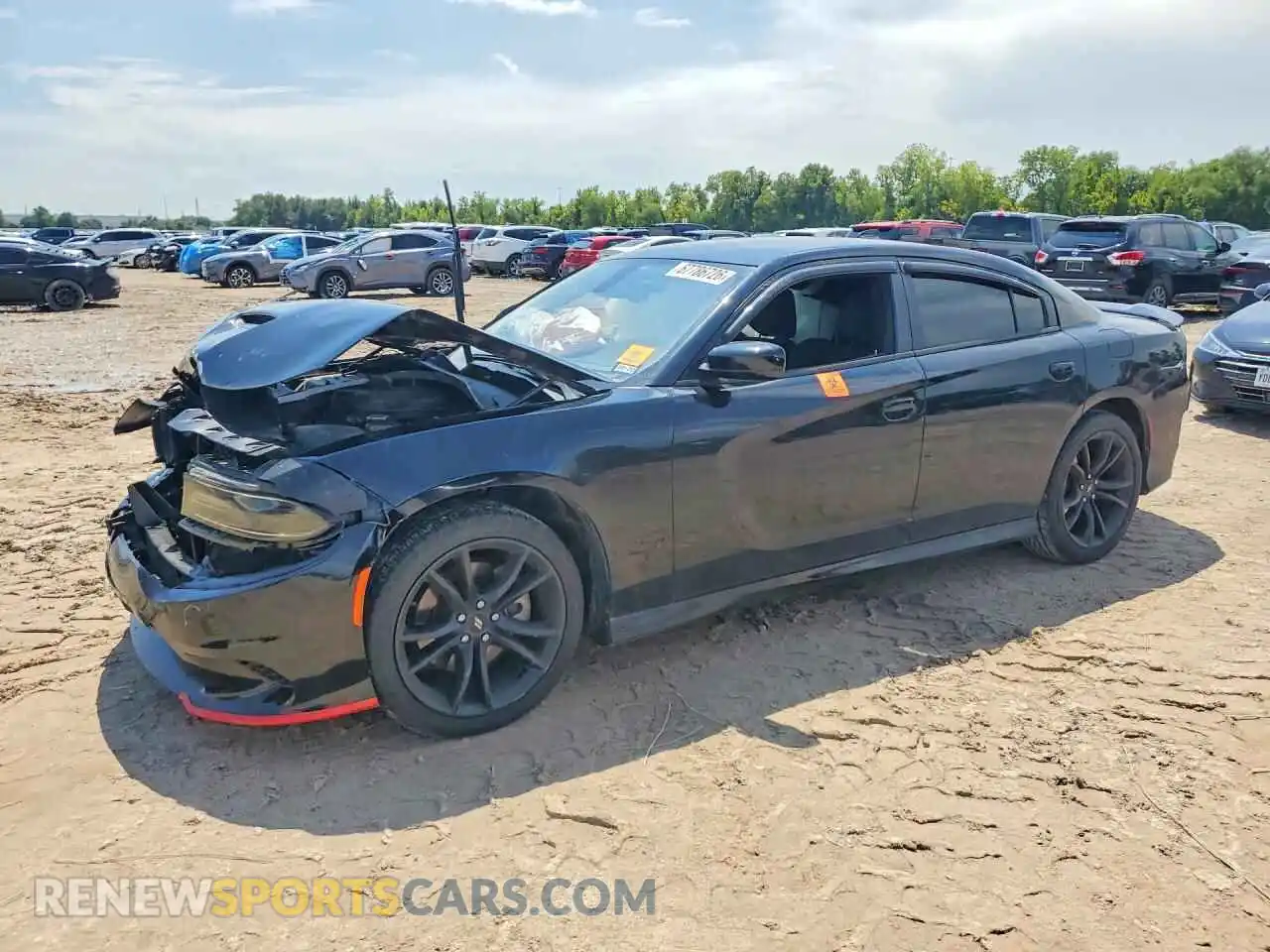 1 Photograph of a damaged car 2C3CDXHG3MH644156 DODGE CHARGER 2021