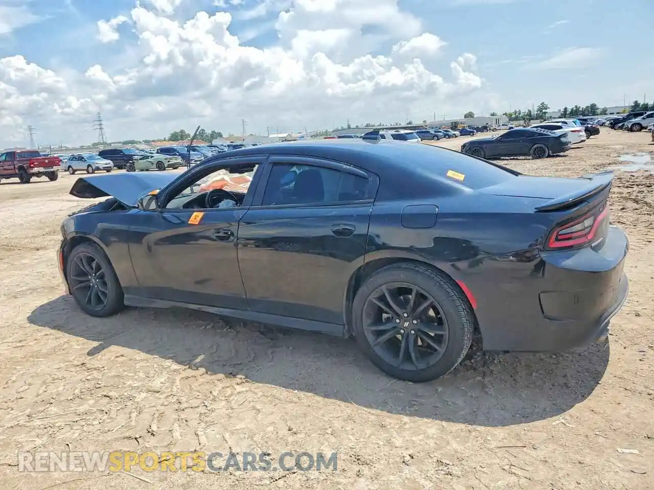 2 Photograph of a damaged car 2C3CDXHG3MH644156 DODGE CHARGER 2021