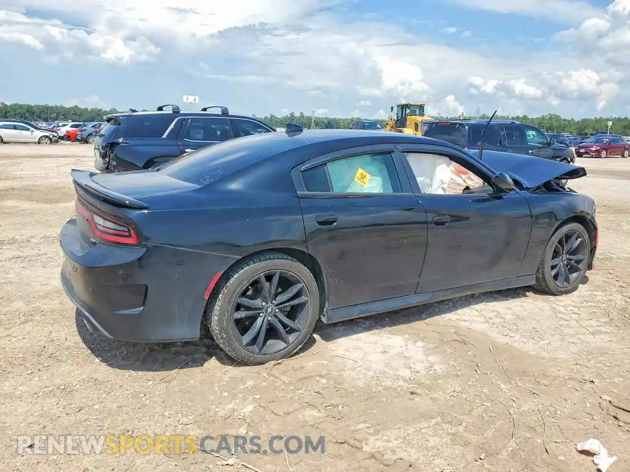 3 Photograph of a damaged car 2C3CDXHG3MH644156 DODGE CHARGER 2021