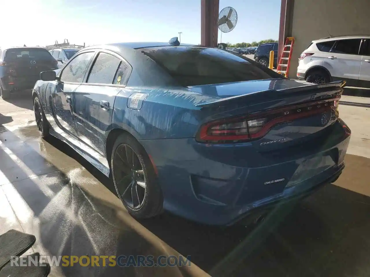 2 Photograph of a damaged car 2C3CDXHG3MH656632 DODGE CHARGER 2021