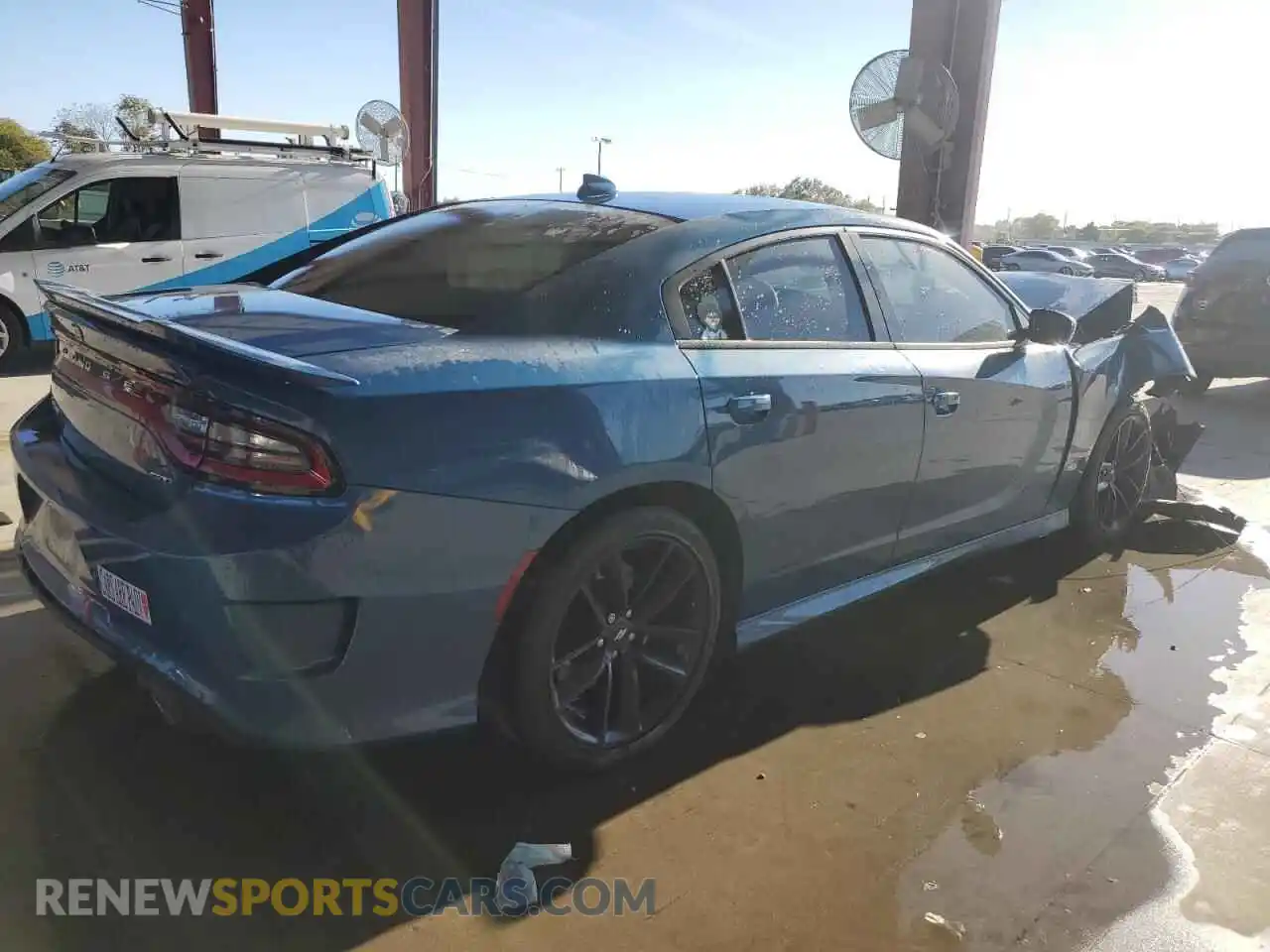 3 Photograph of a damaged car 2C3CDXHG3MH656632 DODGE CHARGER 2021