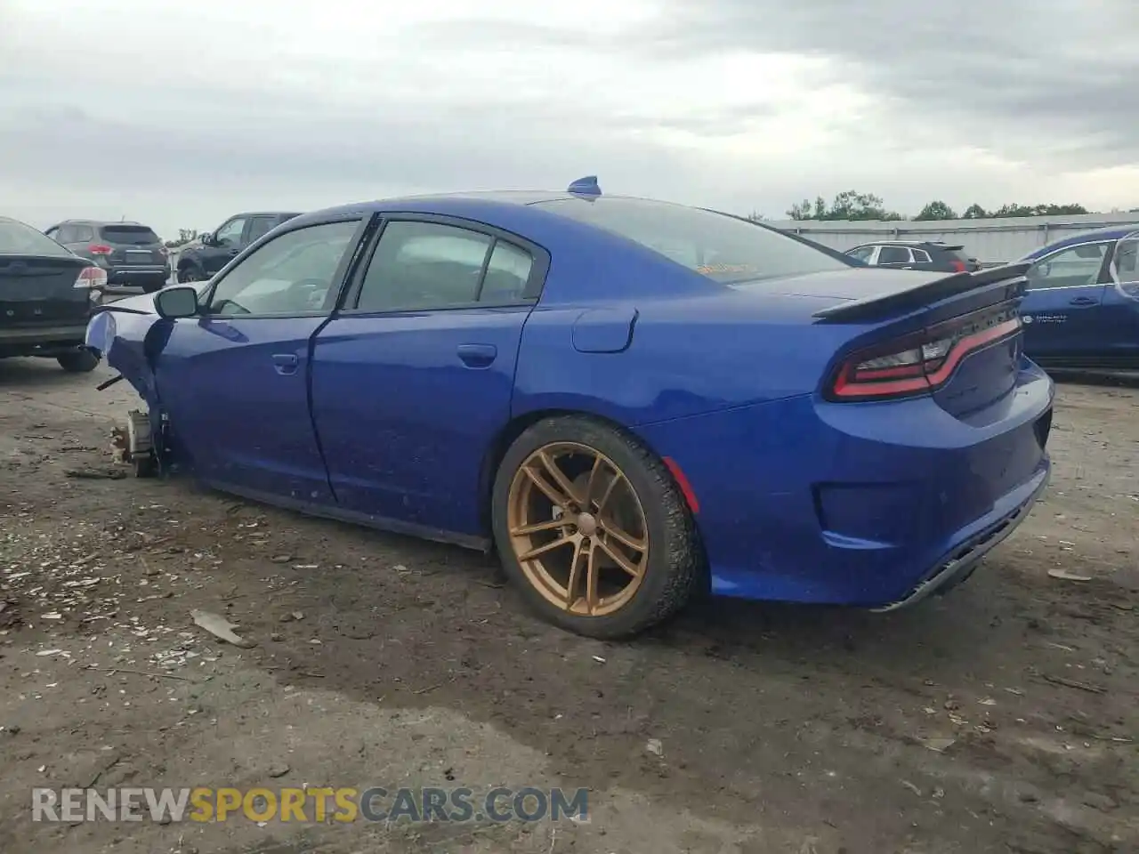 2 Photograph of a damaged car 2C3CDXHG3MH673012 DODGE CHARGER 2021