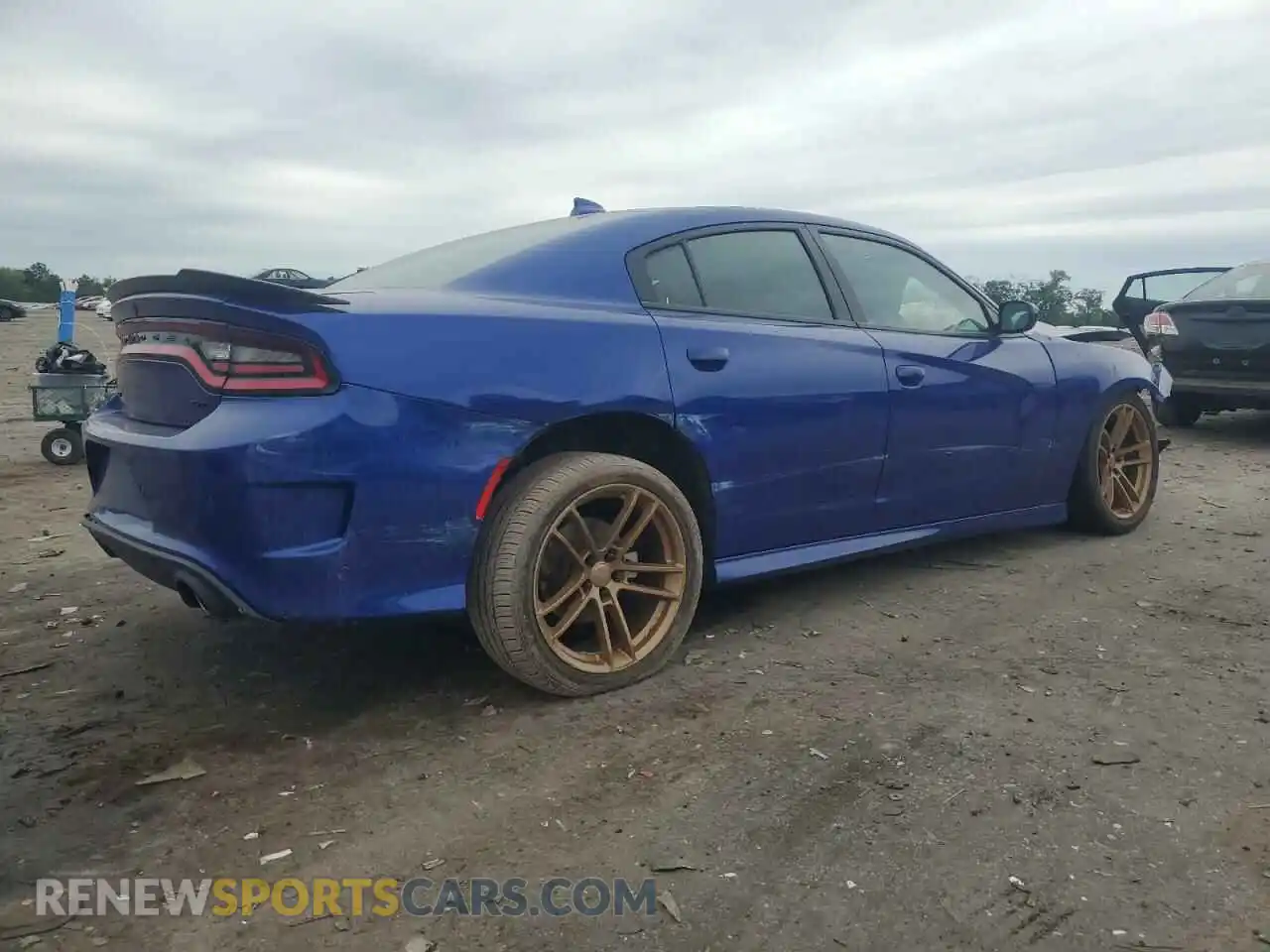 3 Photograph of a damaged car 2C3CDXHG3MH673012 DODGE CHARGER 2021