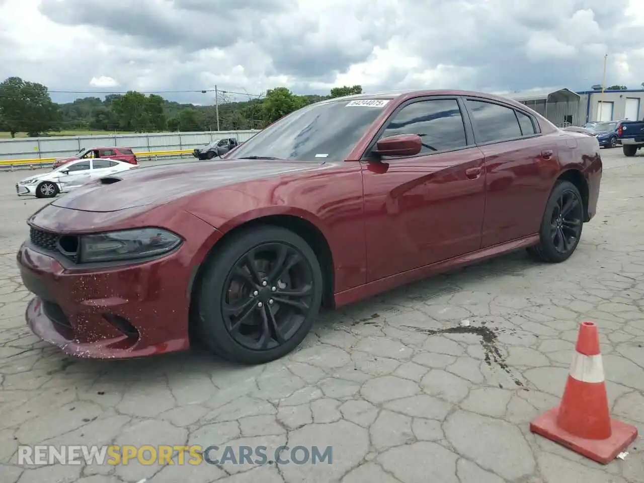 1 Photograph of a damaged car 2C3CDXHG4MH518887 DODGE CHARGER 2021