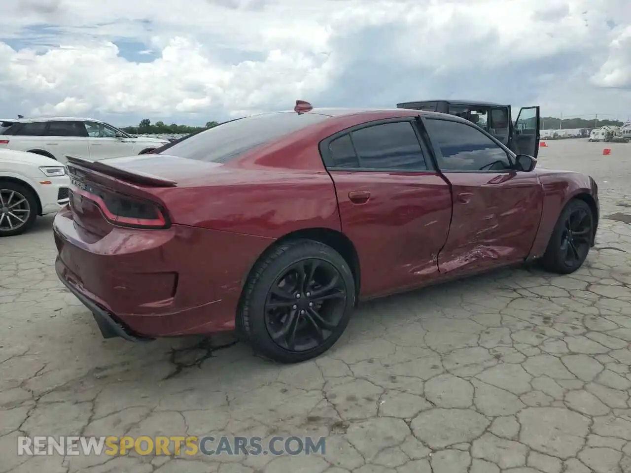 3 Photograph of a damaged car 2C3CDXHG4MH518887 DODGE CHARGER 2021