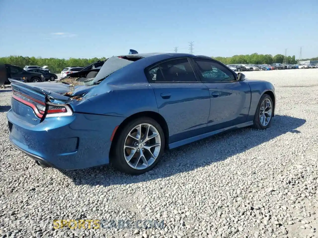 3 Photograph of a damaged car 2C3CDXHG4MH542087 DODGE CHARGER 2021