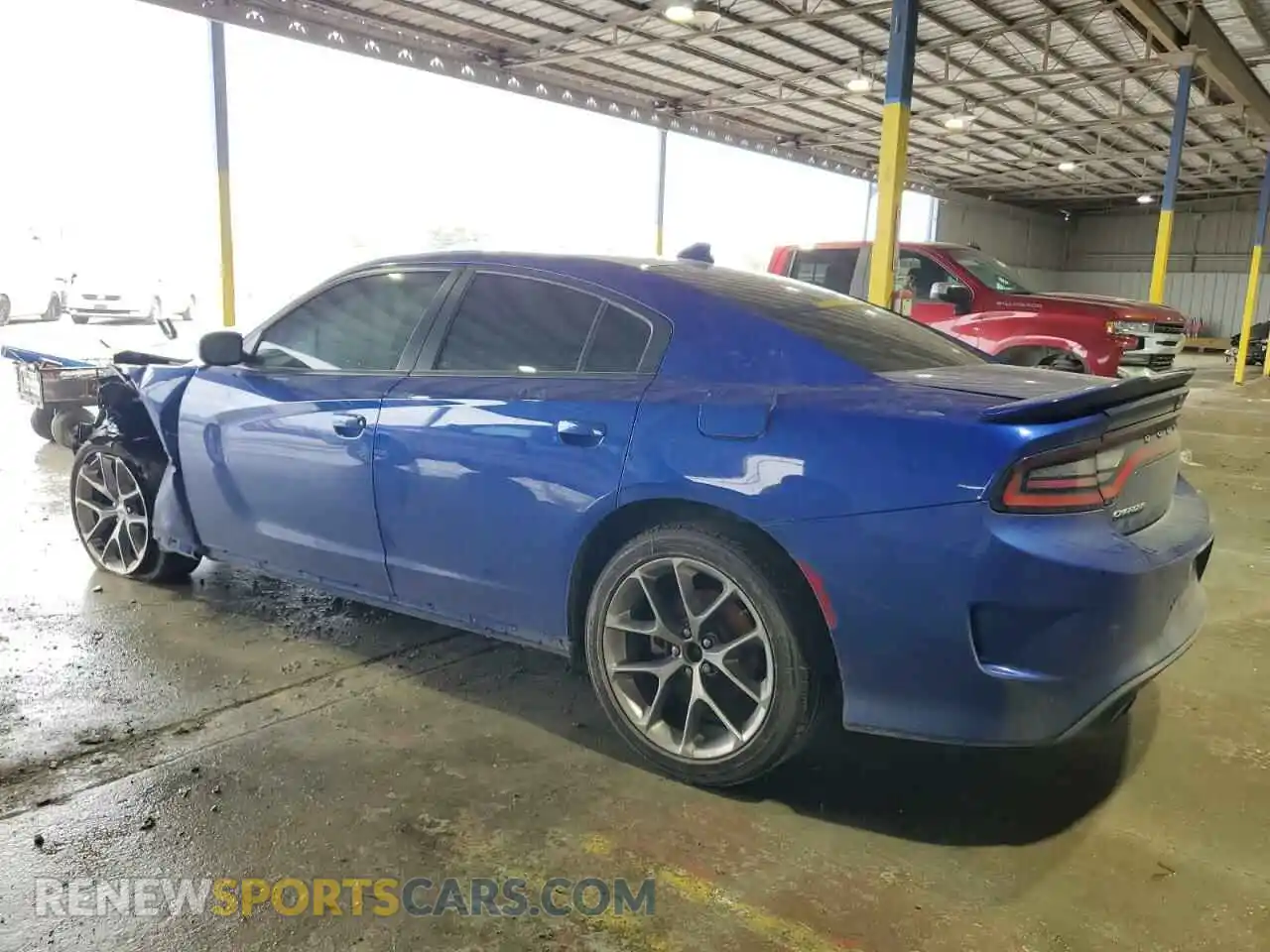 2 Photograph of a damaged car 2C3CDXHG4MH574585 DODGE CHARGER 2021