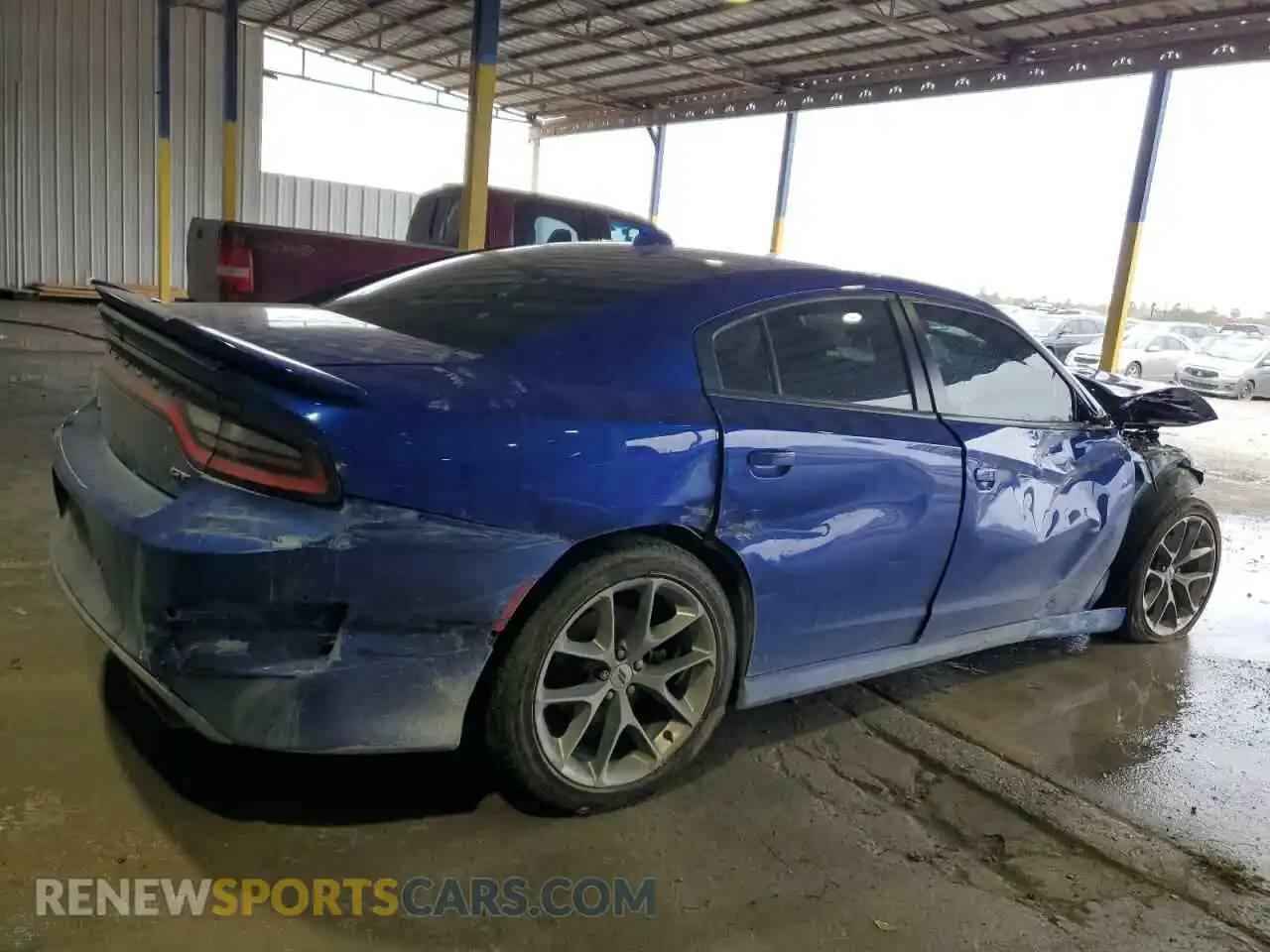 3 Photograph of a damaged car 2C3CDXHG4MH574585 DODGE CHARGER 2021