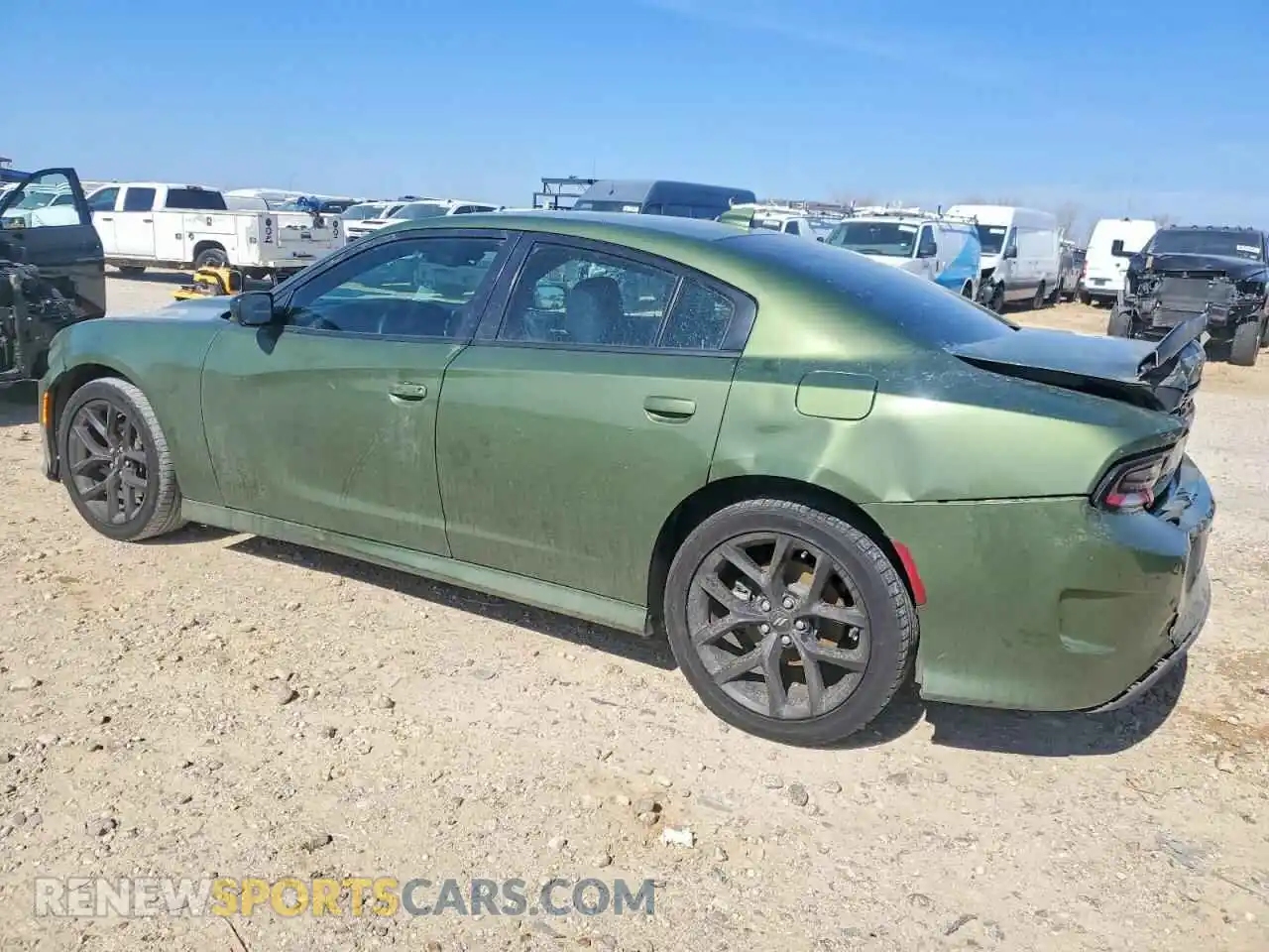 2 Photograph of a damaged car 2C3CDXHG4MH645736 DODGE CHARGER 2021
