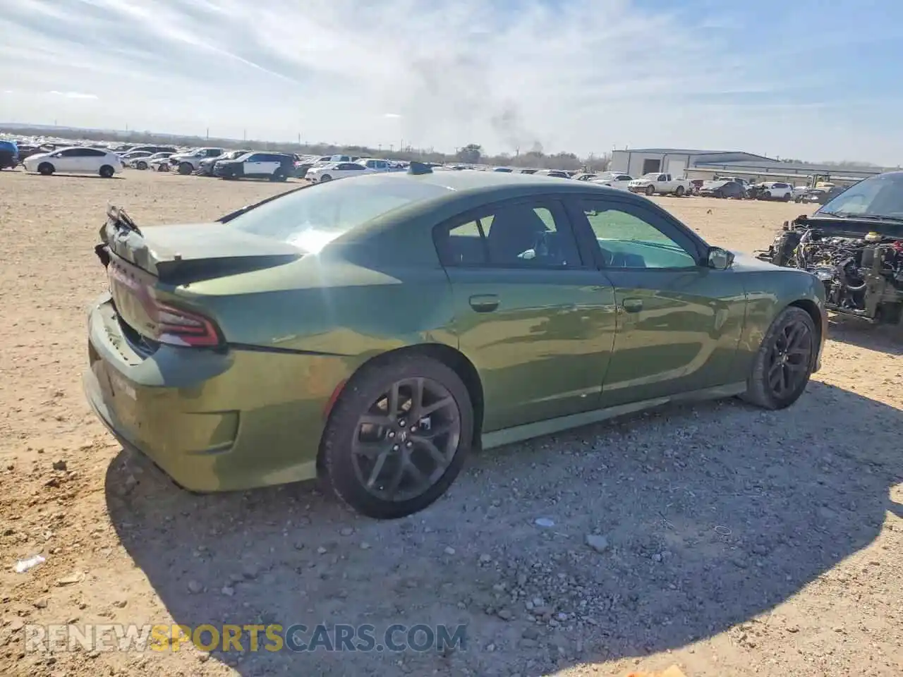 3 Photograph of a damaged car 2C3CDXHG4MH645736 DODGE CHARGER 2021
