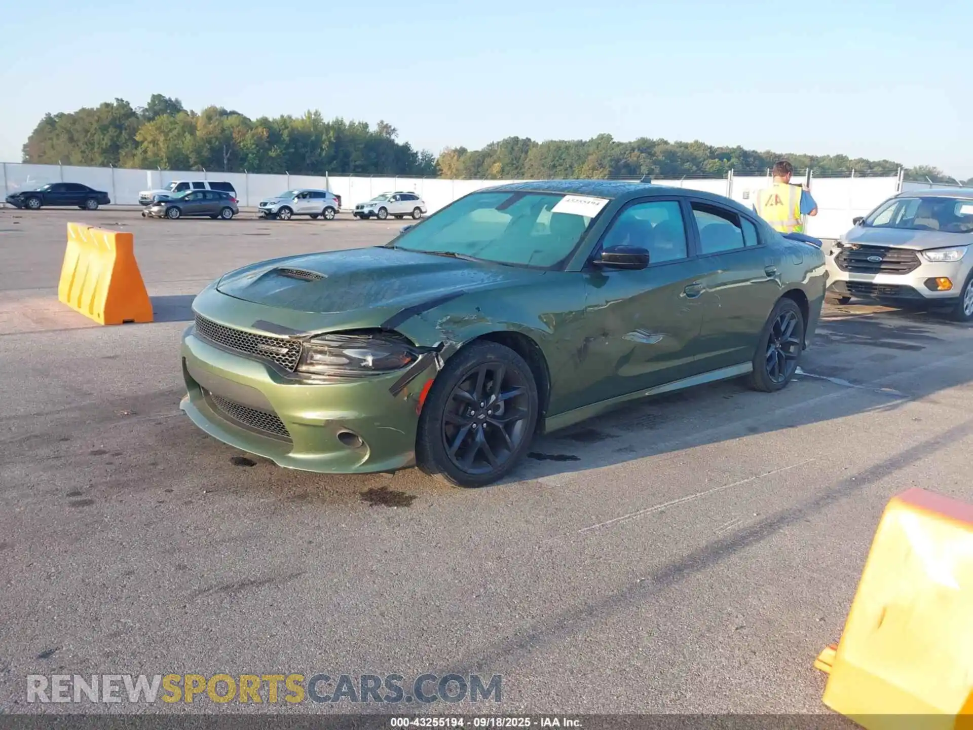 2 Photograph of a damaged car 2C3CDXHG4MH653027 DODGE CHARGER 2021