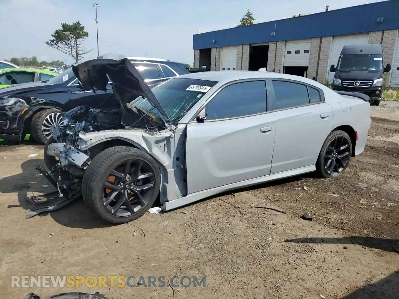 1 Photograph of a damaged car 2C3CDXHG4MH653397 DODGE CHARGER 2021