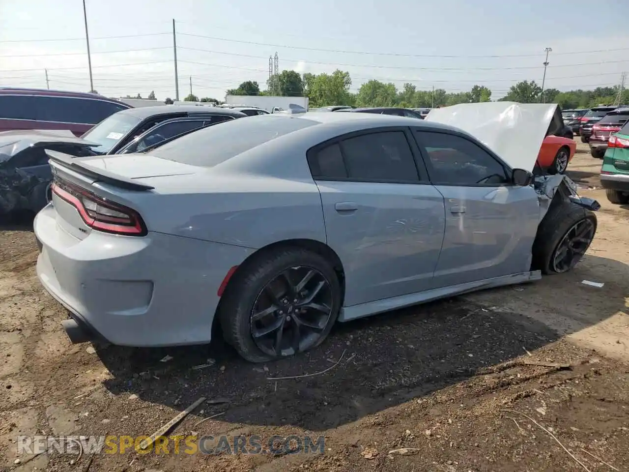 3 Photograph of a damaged car 2C3CDXHG4MH653397 DODGE CHARGER 2021