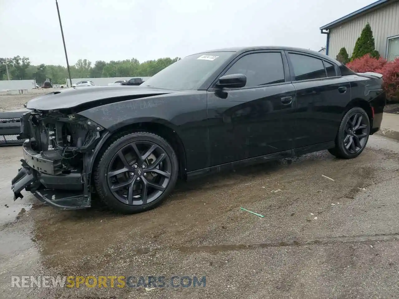 1 Photograph of a damaged car 2C3CDXHG5MH616763 DODGE CHARGER 2021