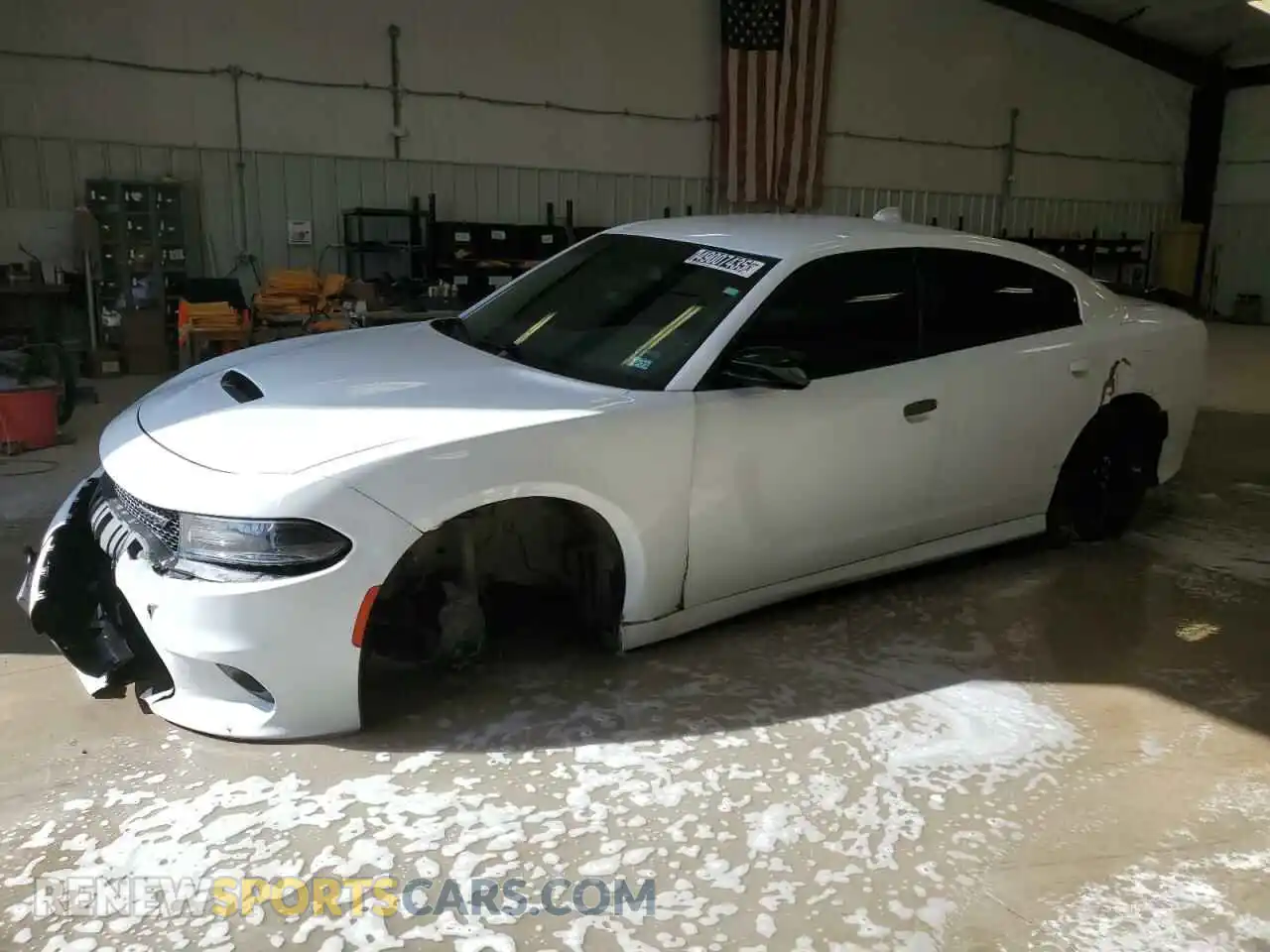 1 Photograph of a damaged car 2C3CDXHG5MH648158 DODGE CHARGER 2021