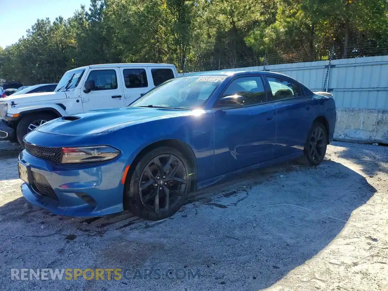 1 Photograph of a damaged car 2C3CDXHG6MH501895 DODGE CHARGER 2021