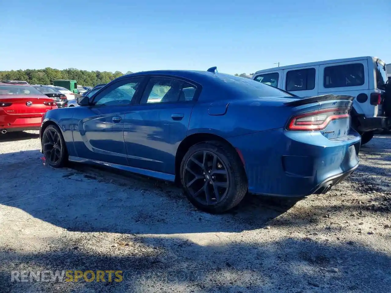 2 Photograph of a damaged car 2C3CDXHG6MH501895 DODGE CHARGER 2021
