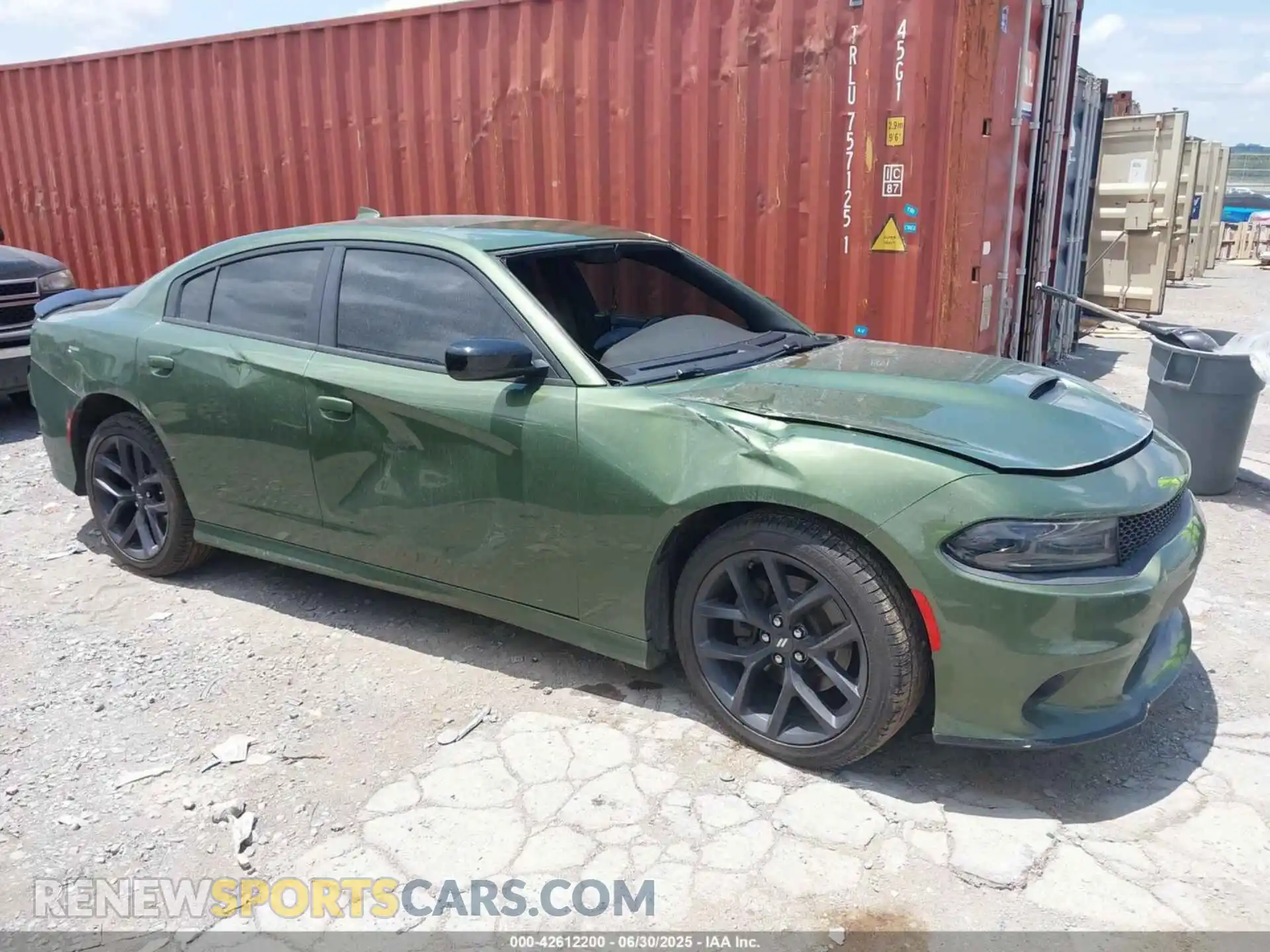 1 Photograph of a damaged car 2C3CDXHG6MH518826 DODGE CHARGER 2021