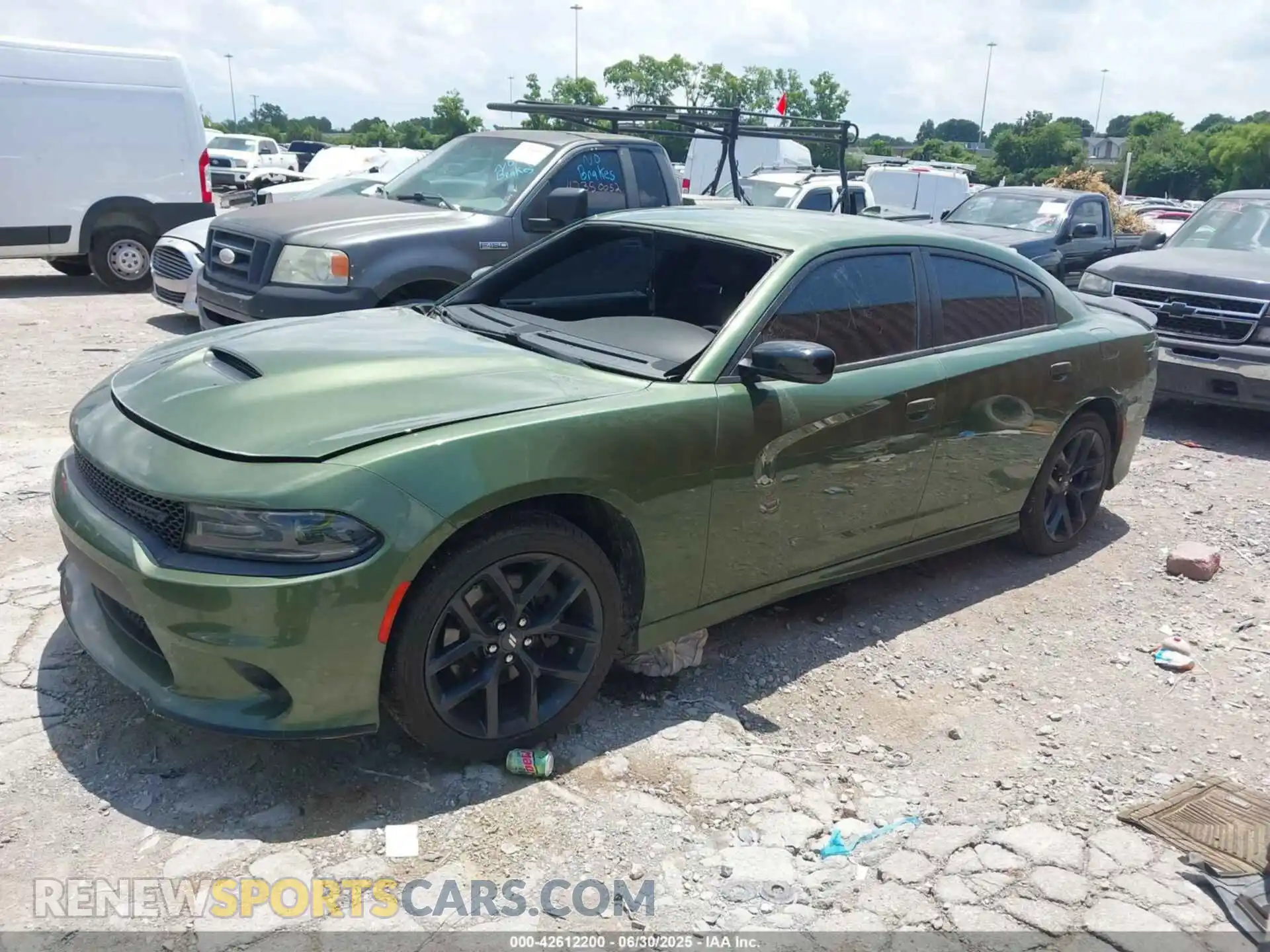 2 Photograph of a damaged car 2C3CDXHG6MH518826 DODGE CHARGER 2021