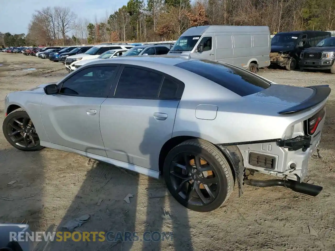 2 Photograph of a damaged car 2C3CDXHG7MH519550 DODGE CHARGER 2021