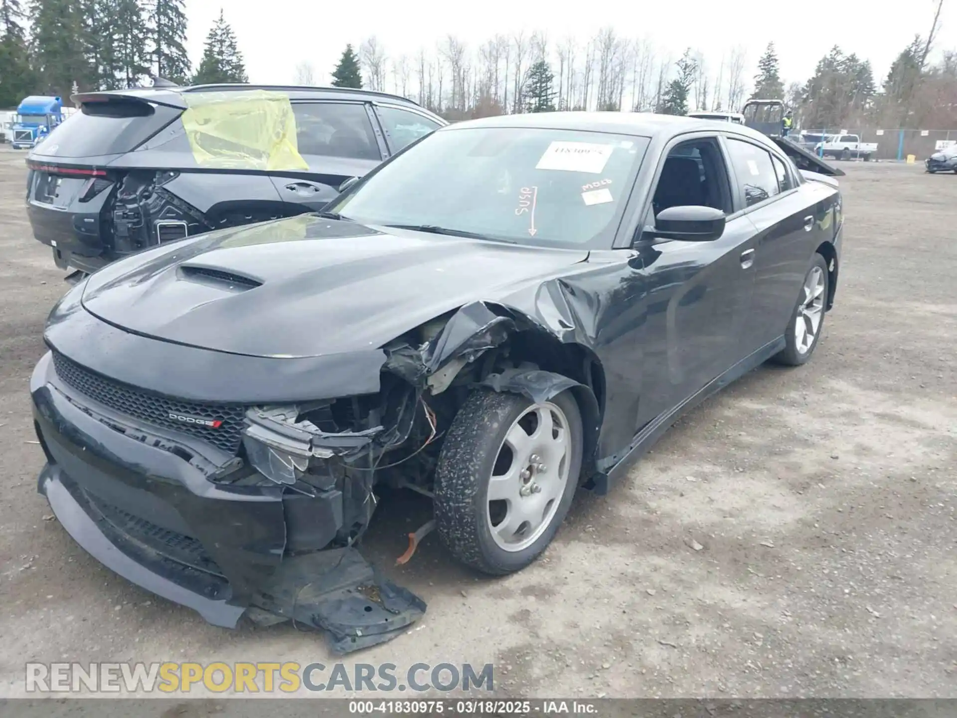 2 Photograph of a damaged car 2C3CDXHG7MH537983 DODGE CHARGER 2021