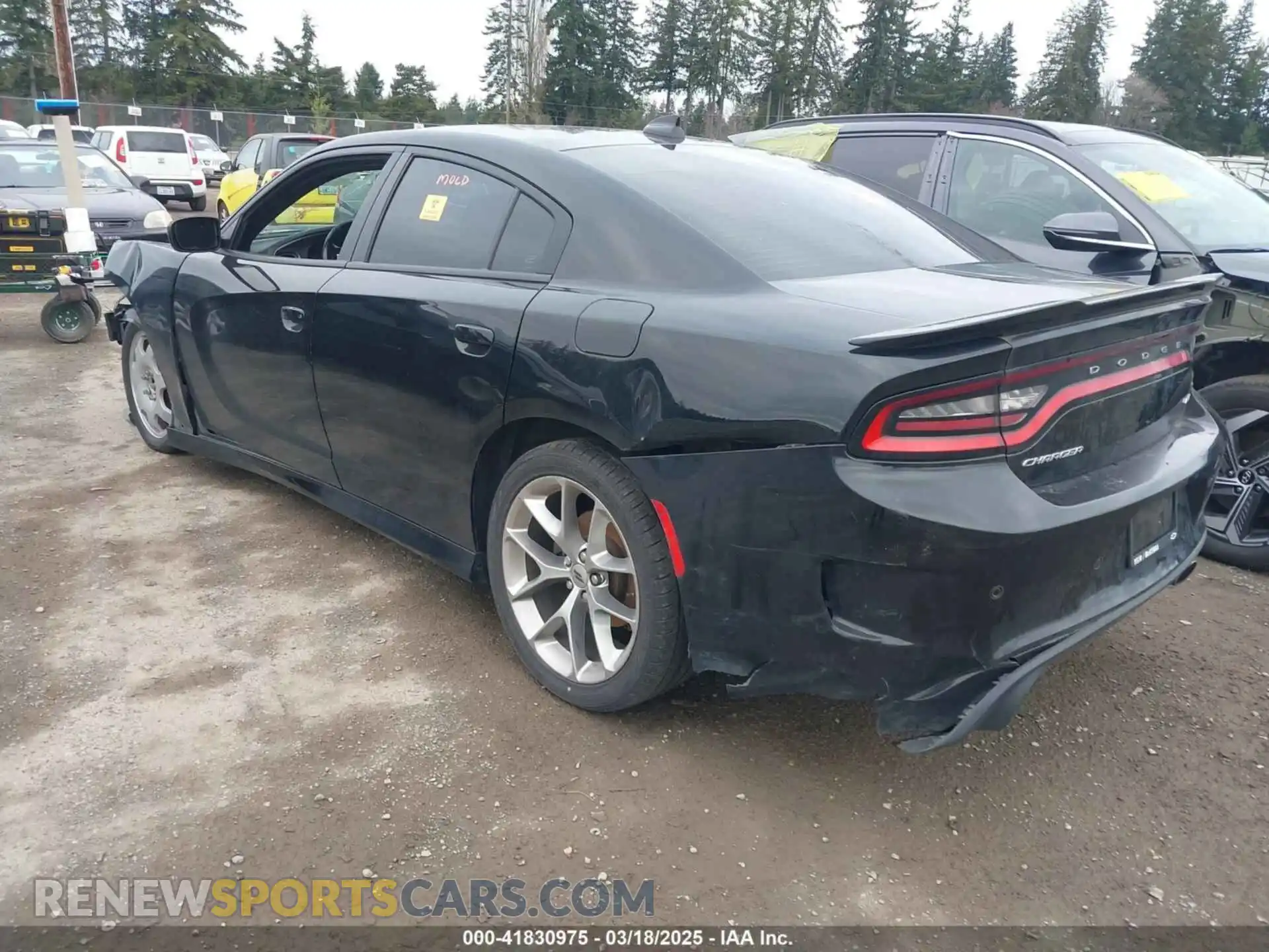 3 Photograph of a damaged car 2C3CDXHG7MH537983 DODGE CHARGER 2021