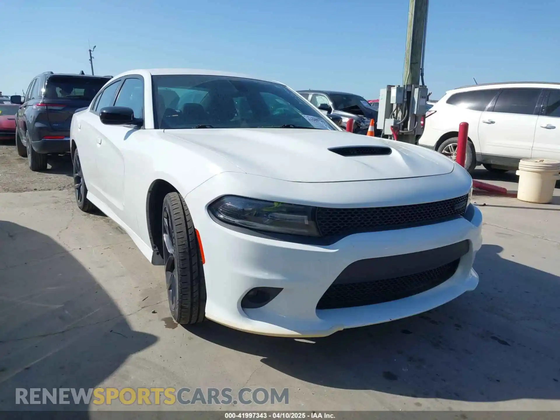 1 Photograph of a damaged car 2C3CDXHG7MH575245 DODGE CHARGER 2021