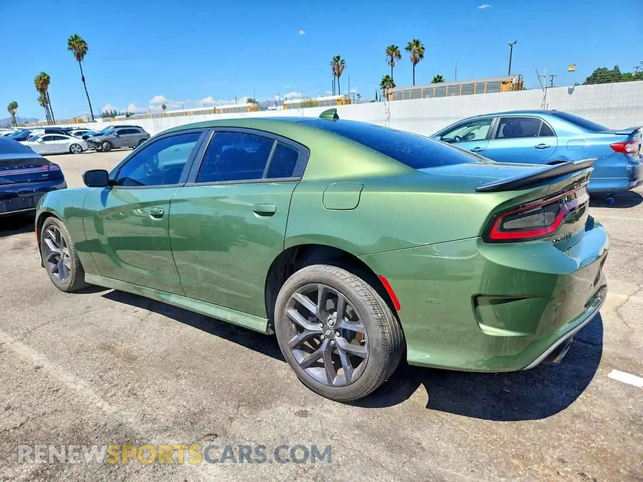 2 Photograph of a damaged car 2C3CDXHG7MH616621 DODGE CHARGER 2021